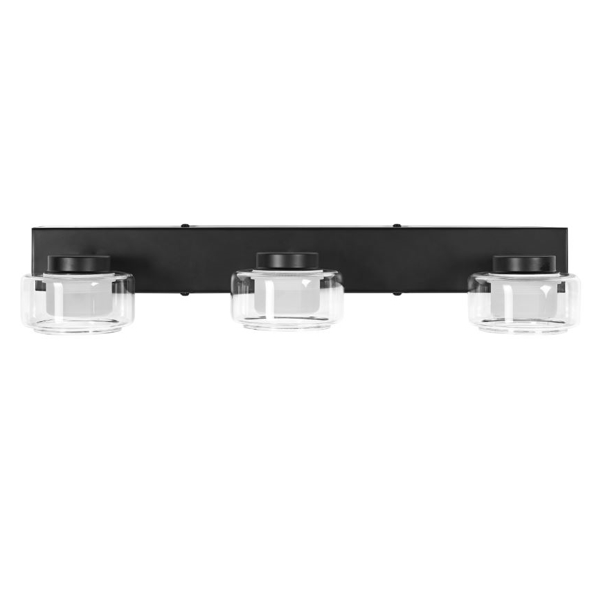 Ledvance - LED Zidno kupaonsko svjetlo ORBIS FLAME 3xLED/5,5W/230V 3000/4000K IP44 crna