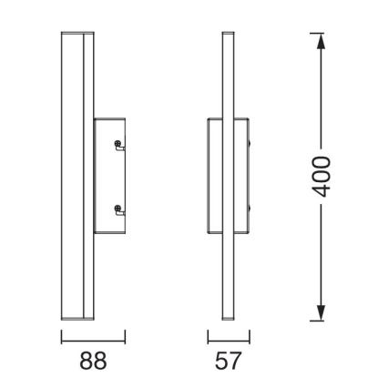 Ledvance - LED Dimmabilno dodirno osvjetljenje za ogledalo ORBIS MIRROR LED/6,8W/230V 40 cm 3000/4000K IP44