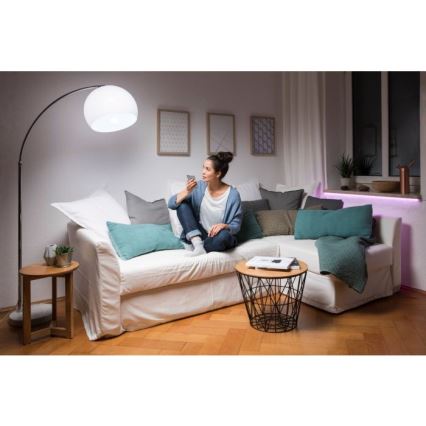 Ledvance - Pametni zvučnik Google Nest Mini + LED Prigušiva žarulja SMART+ A60 E27/6,5W/230V 2700K