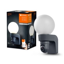 Ledvance - Prigušiva vanjska svjetiljka sa senzorom i kamerom SMART+ 1xE27/15W/230V IP44 Wi-Fi