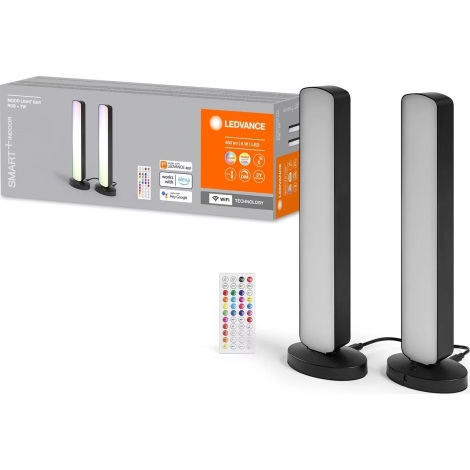 Ledvance - SET 2x LED RGBW Prigušiva stolna lampa MOOD LIGHT LED/4W/230V Wi-Fi + DU