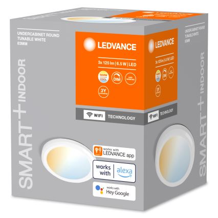 Ledvance - SET 3x LED Prigušiva svjetiljka ispod ormarića SMART+ LED/6,5W/230V 3000-6500K Wi-Fi