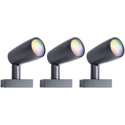 Ledvance - SET 3x LED RGB Vanjska lampa SMART+ SPOT 3xLED/4,5W/230V IP65 Wi-Fi