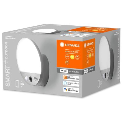 Ledvance - LED Vanjsko zidno svjetlo sa senzorom i kamerom SMART+ LED/15W/230V Wi-Fi IP44