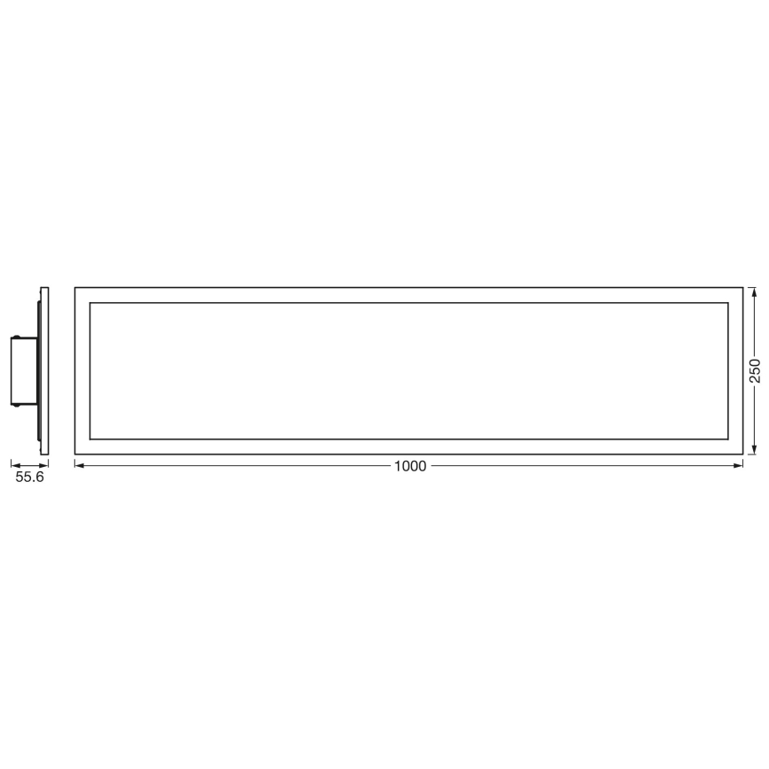 Ledvance - LED RGBW panel s mogućnošću prigušivanja SMART+ PLANON LED/30W/230V 3000-6500K Wi-Fi 100x25 cm + daljinski upravljač