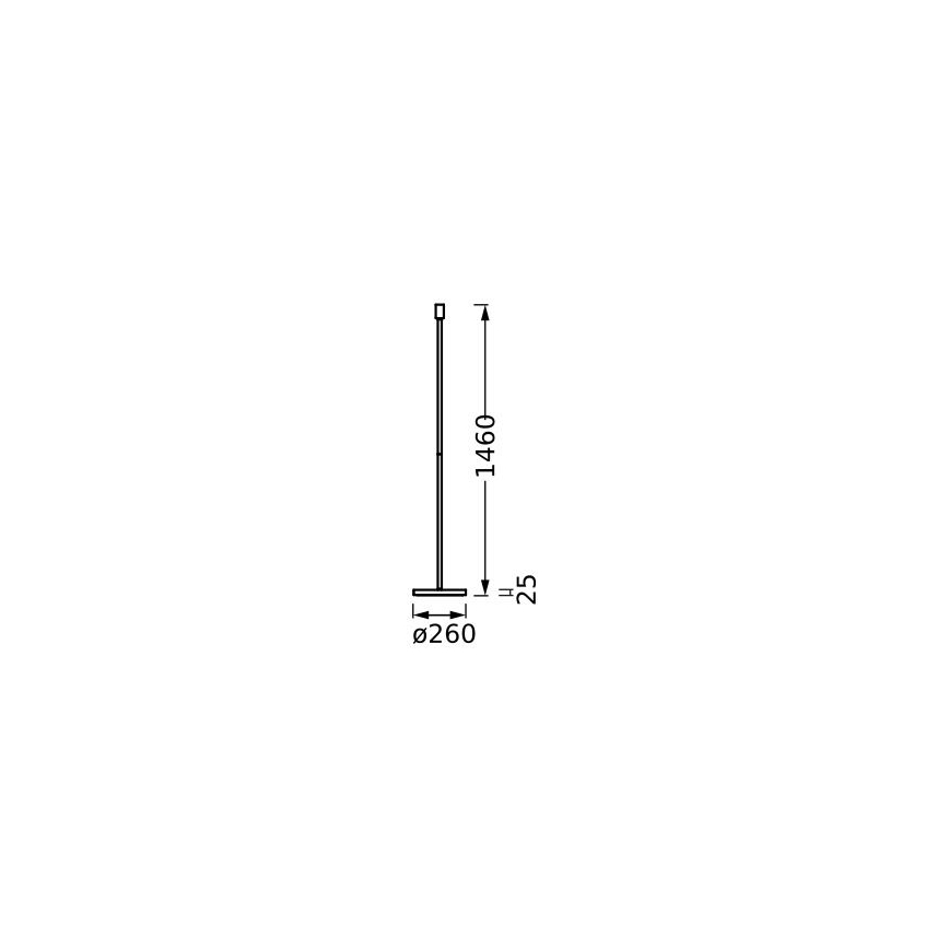 Ledvance - Stalak za lampu DECOR STICK 1xE27/40W/230V bež boje