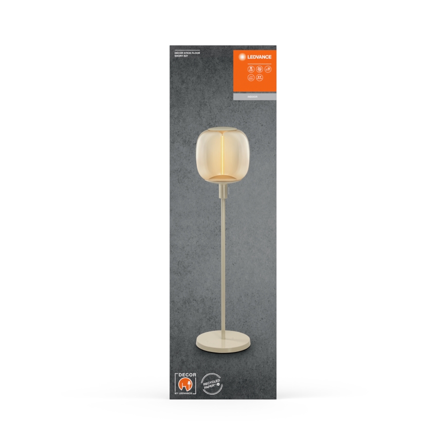 Ledvance - Stalak za lampu DECOR STICK 1xE27/40W/230V bež boje