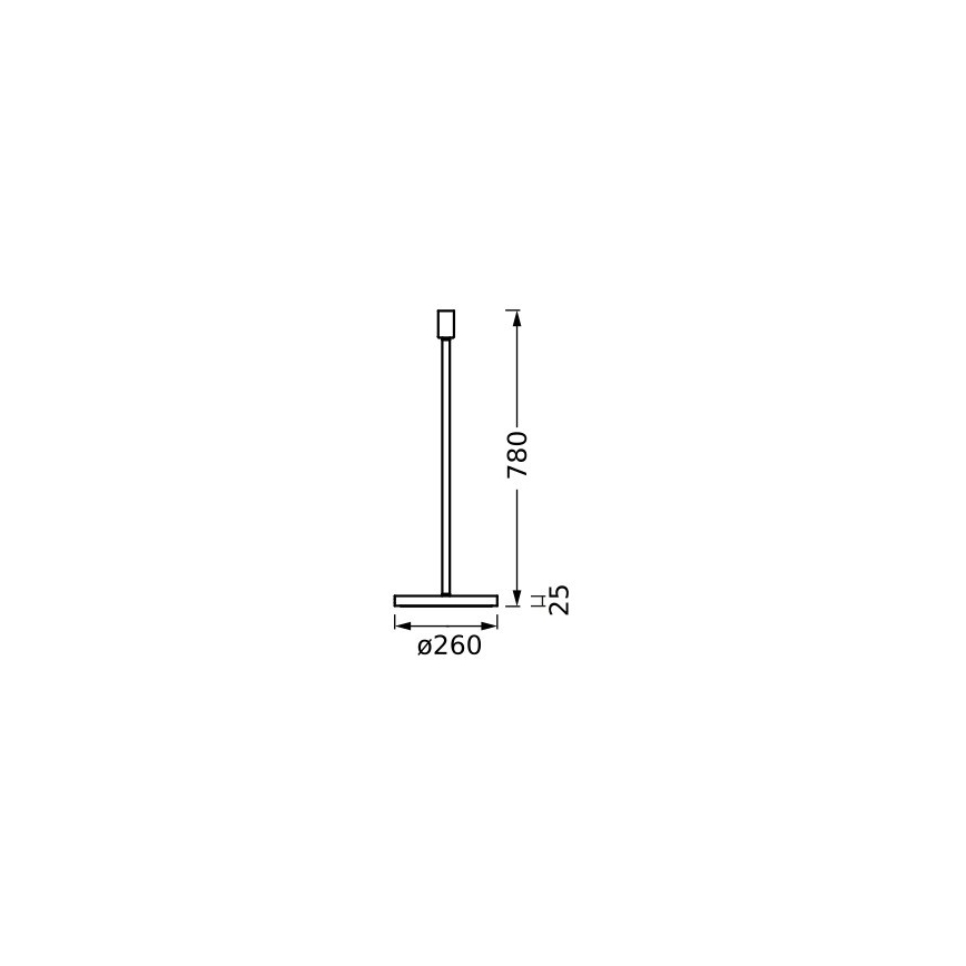Ledvance - Stalak za lampu DECOR STICK 1xE27/40W/230V bež boje