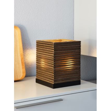Ledvance - Stolna lampa DECOR CARDBOARD 1xE27/15W/230V 20x20 cm