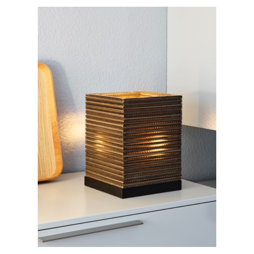 Ledvance - Stolna lampa DECOR CARDBOARD 1xE27/15W/230V 20x20 cm
