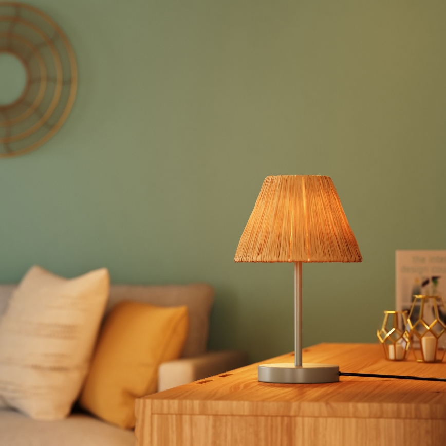 Ledvance - Stolna lampa DECOR RAFFIA 1xE27/15W/230V rafija