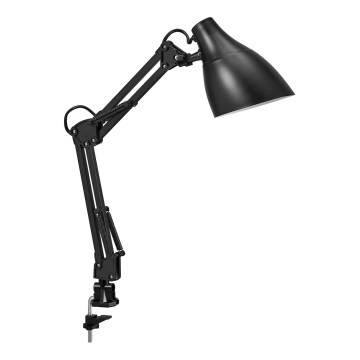 Ledvance - Stolna lampa s držačem OFFICE LINE 1xE27/11W/230V crna