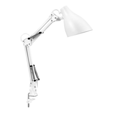 Ledvance - Stolna lampa s držačem PEAR 1xE27/11W/230V bijela