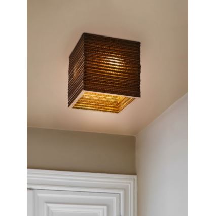 Ledvance - Stropna svjetiljka DECOR CARDBOARD 1xE27/15W/230V 25x25 cm