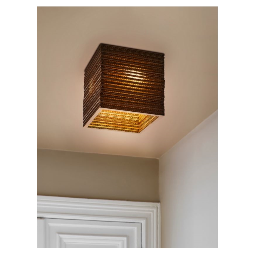 Ledvance - Stropna svjetiljka DECOR CARDBOARD 1xE27/15W/230V 25x25 cm