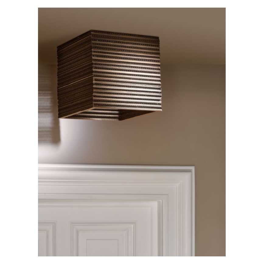 Ledvance - Stropna svjetiljka DECOR CARDBOARD 1xE27/15W/230V 25x25 cm