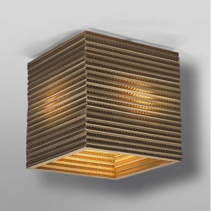 Ledvance - Stropna svjetiljka DECOR CARDBOARD 1xE27/15W/230V 25x25 cm