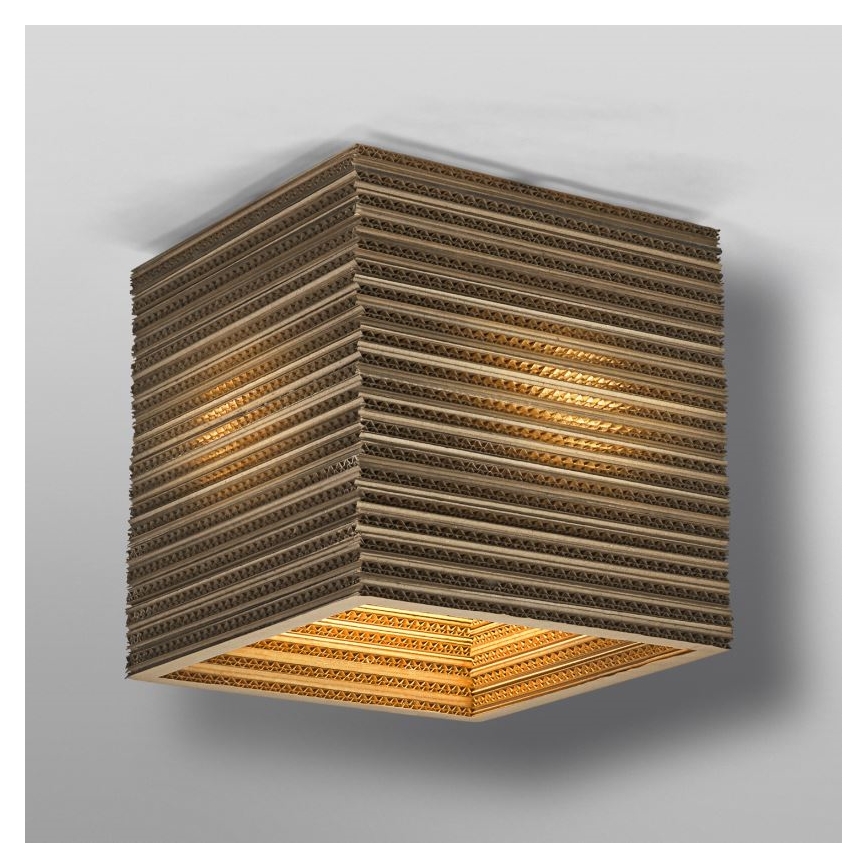 Ledvance - Stropna svjetiljka DECOR CARDBOARD 1xE27/15W/230V 25x25 cm