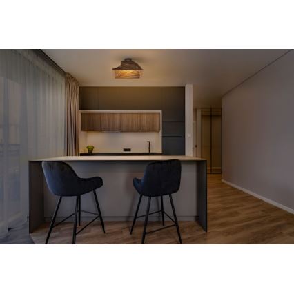 Ledvance - Stropna svjetiljka DECOR CARDBOARD 1xE27/15W/230V 40x40 cm