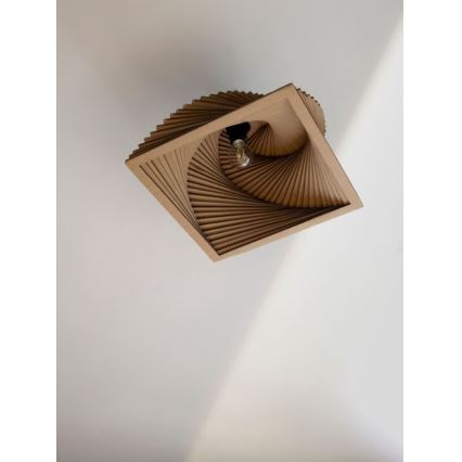 Ledvance - Stropna svjetiljka DECOR CARDBOARD 1xE27/15W/230V 40x40 cm