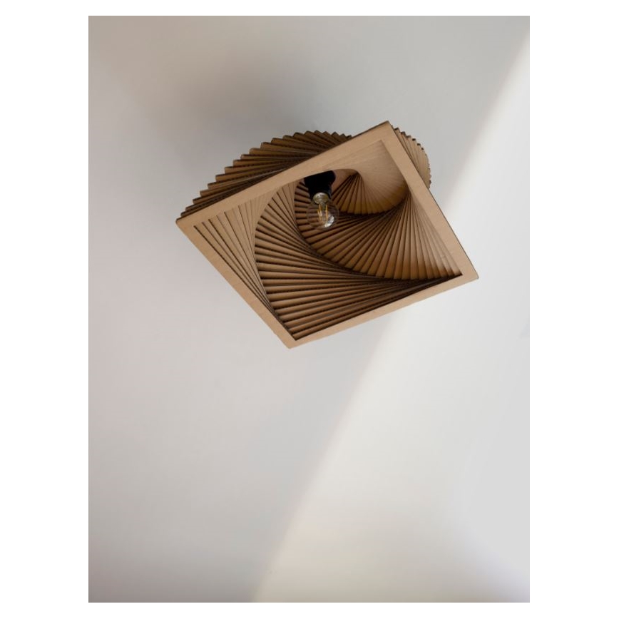 Ledvance - Stropna svjetiljka DECOR CARDBOARD 1xE27/15W/230V 40x40 cm