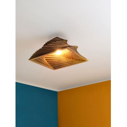 Ledvance - Stropna svjetiljka DECOR CARDBOARD 1xE27/15W/230V 40x40 cm