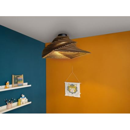 Ledvance - Stropna svjetiljka DECOR CARDBOARD 1xE27/15W/230V 40x40 cm