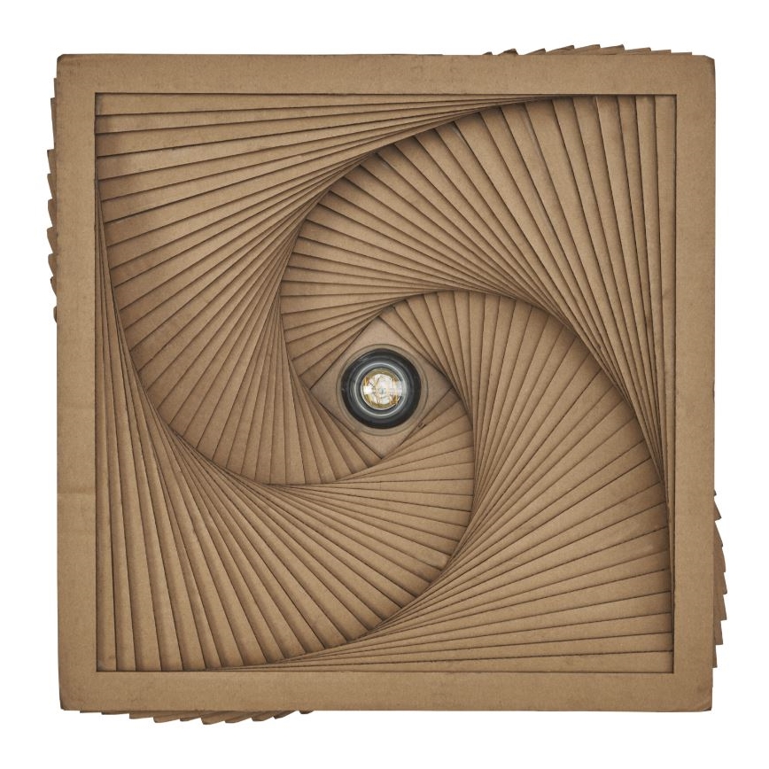 Ledvance - Stropna svjetiljka DECOR CARDBOARD 1xE27/15W/230V 40x40 cm