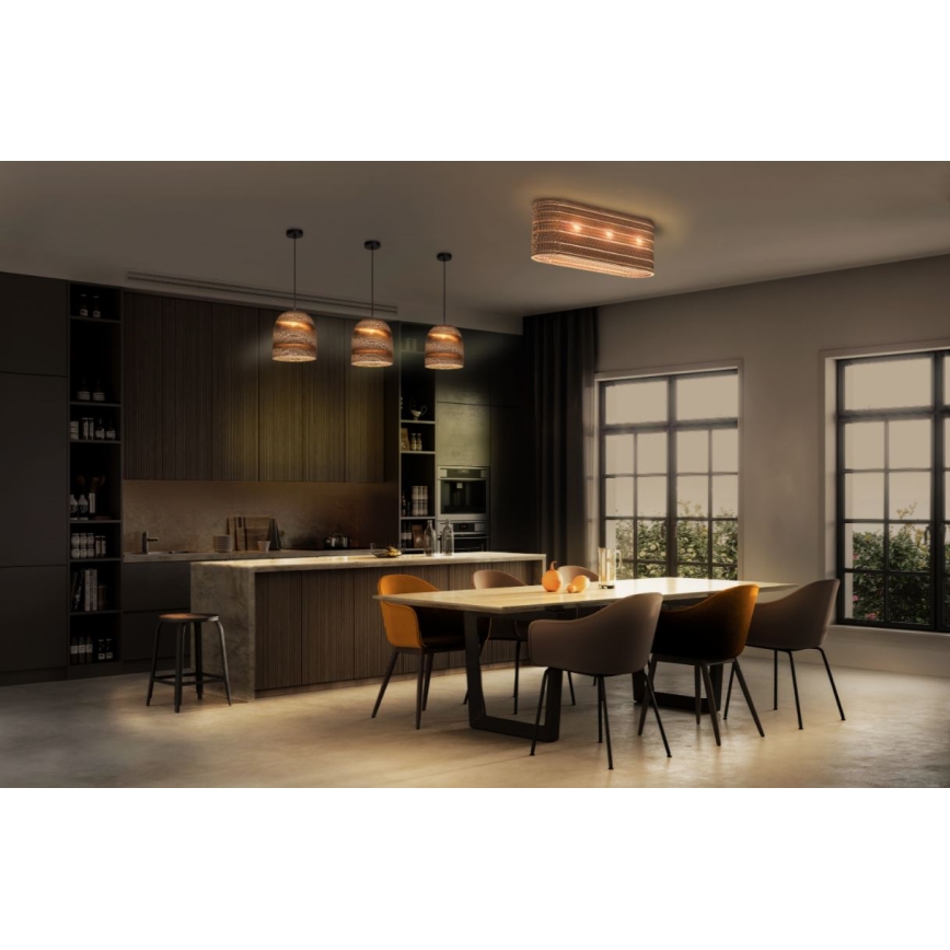 Ledvance - Stropna svjetiljka DECOR CARDBOARD 3xE27/15W/230V
