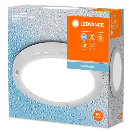 Ledvance - Stropna svjetiljka za kupaonicu BATHROOM CLASSIC 1xE27/15W/230V IP44