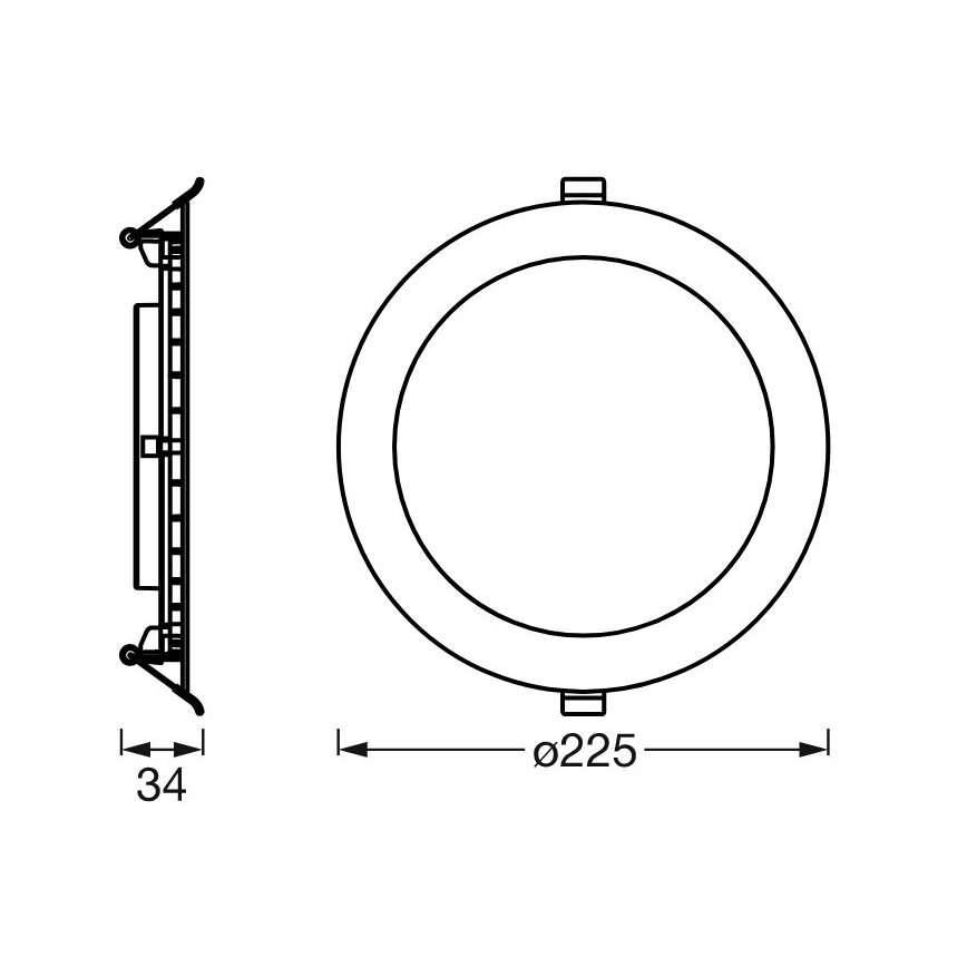 Ledvance - LED prigušivo za ugradbene stropne svjetiljke SUN@HOME LED/22W/230V 2200-5000 CRI 95 Wi-Fi