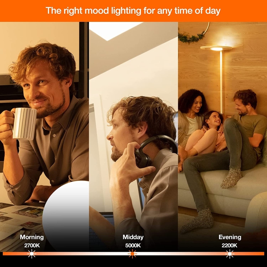 Ledvance - LED Dimmabilna podna lampa SUN@HOME LED/36W/230V 2200-5000K CRI 95 Wi-Fi