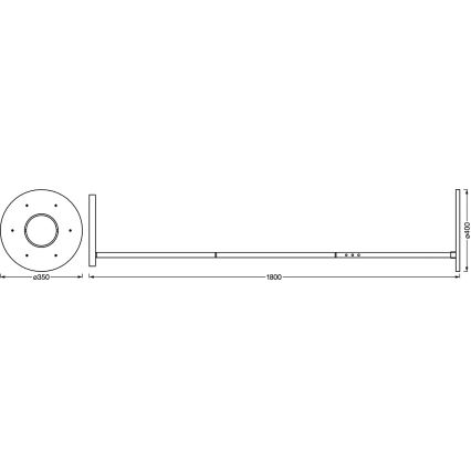 Ledvance - LED Dimmabilna podna lampa SUN@HOME LED/36W/230V 2200-5000K CRI 95 Wi-Fi
