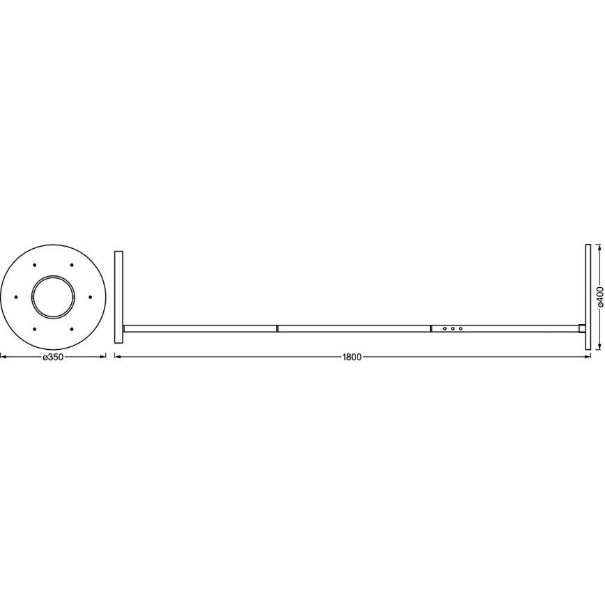 Ledvance - LED Dimmabilna podna lampa SUN@HOME LED/36W/230V 2200-5000K CRI 95 Wi-Fi