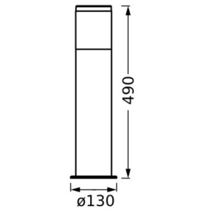 Ledvance - Vanjska lampa EBRO 1xE27/20W/230V IP44