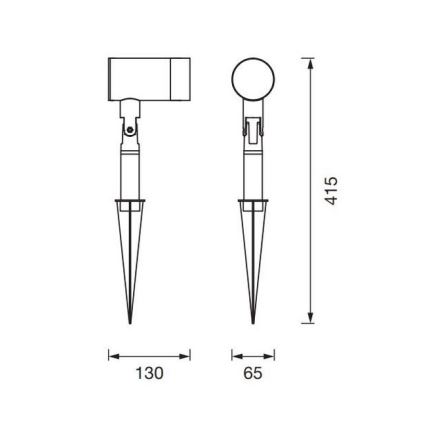 Ledvance - Vanjska lampa ENDURA CLASSIC 1xGU10/35W/230V IP54