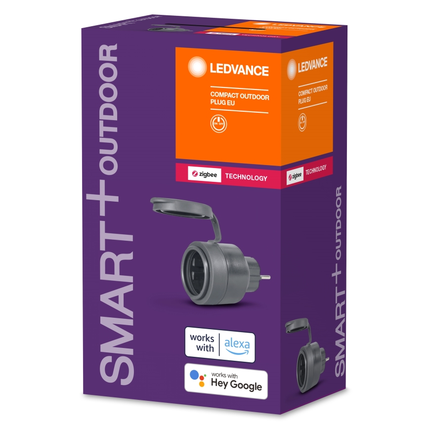 Ledvance - Vanjska pametna utičnica SMART+ PLUG 3680W IP44