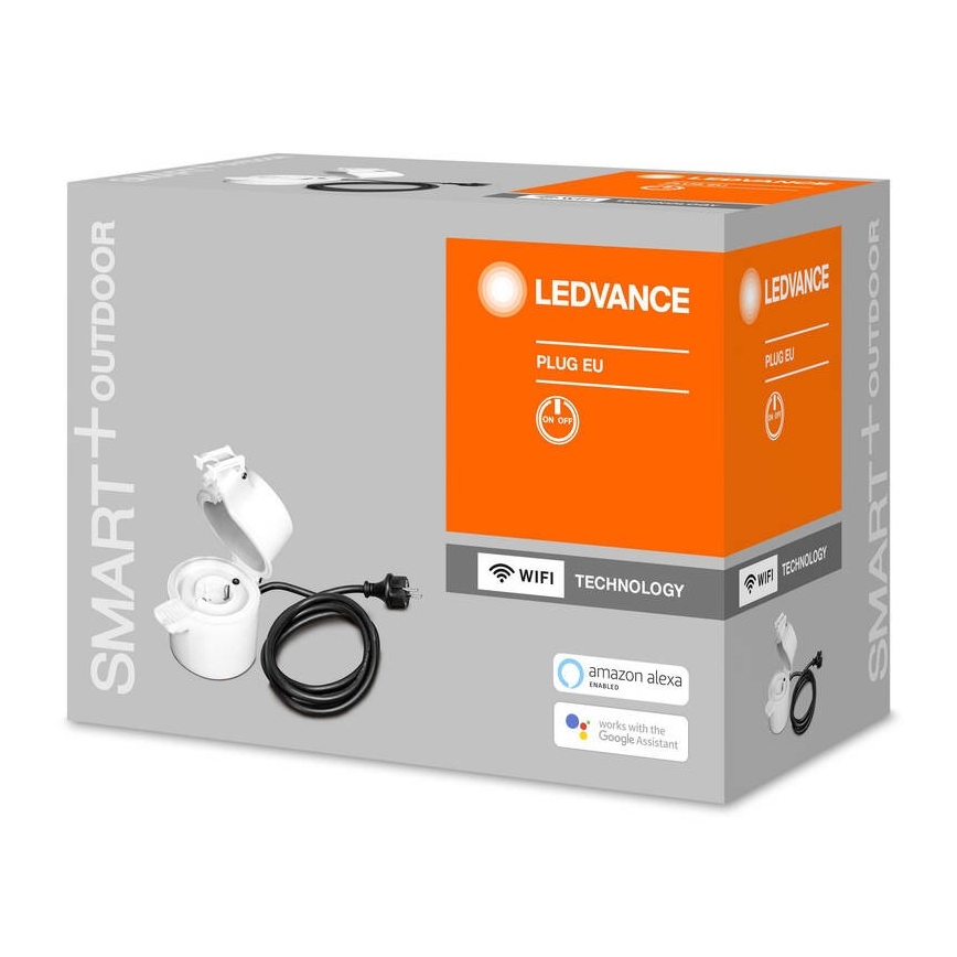 Ledvance - Vanjska pametna utičnica SMART+ PLUG SCHUKO 3680W IP44 Wi-Fi