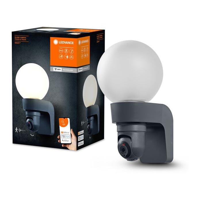 Ledvance - Vanjska svjetiljka sa senzorom i kamerom SMART+ 1xE27/15W/230V IP44 Wi-Fi