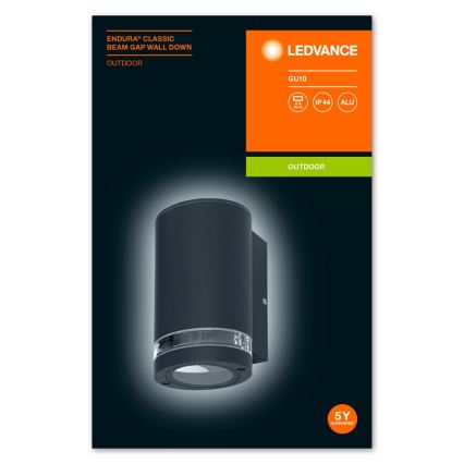 Ledvance - Vanjska zidna svjetiljka BEAM 1xGU10/35W/230V IP44