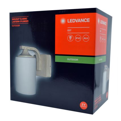 Ledvance - Vanjska zidna svjetiljka CYLINDER 1xE27/60W/230V IP43
