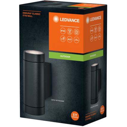 Ledvance - Vanjska zidna svjetiljka ITYS 2xGU10/35W/230V IP65