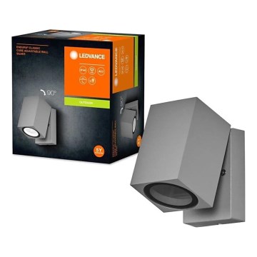 Ledvance - Vanjsko zidno svjetilo ENDURA CLASSIC 1xGU10/35W/230V IP44 sivo