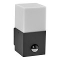 Ledvance - Vanjsko zidno svjetlo sa senzorom FIGO SQUARE 1xE27/20W/230V
