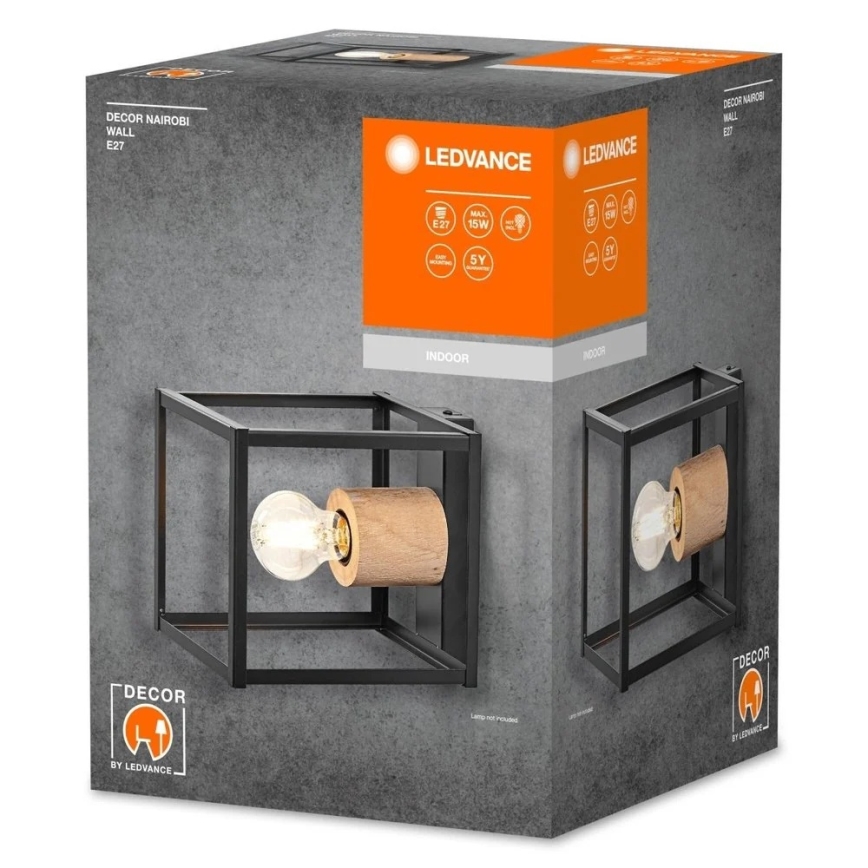 Ledvance - Zidna svjetiljka DECOR NAIROBI 1xE27/15W/230V