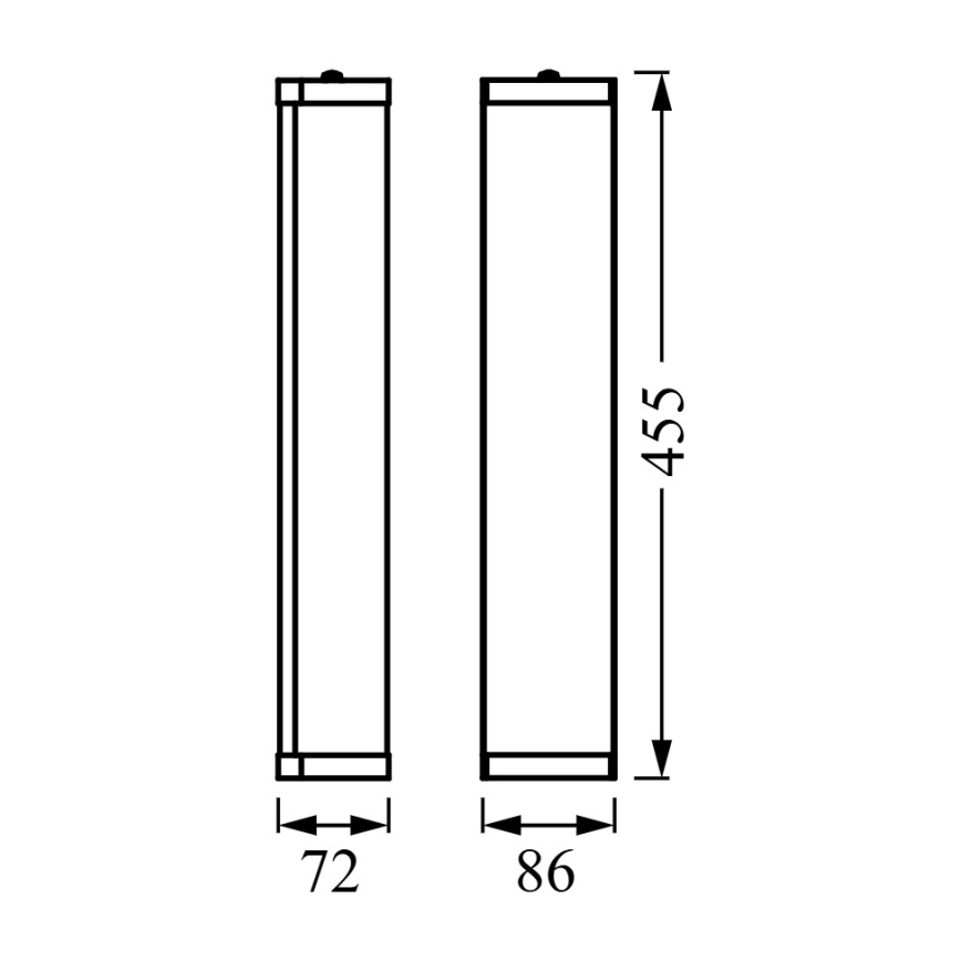 Ledvance - Zidna svjetiljka za kupaonicu BATHROOM CLASSIC 3xE14/12W/230V IP44