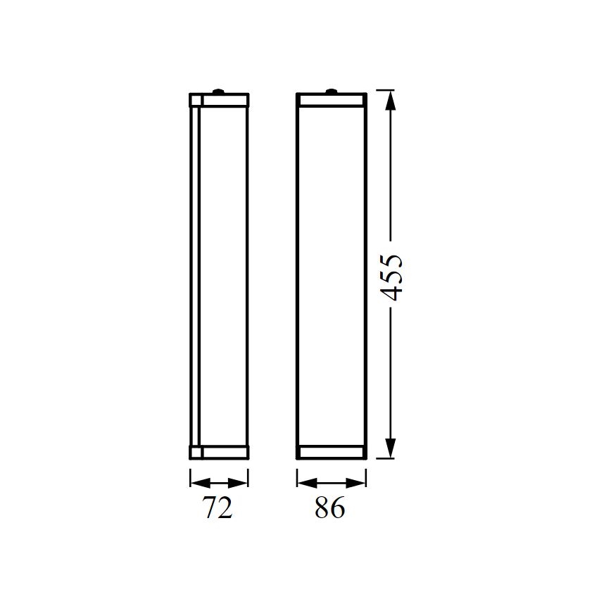 Ledvance - Zidna svjetiljka za kupaonicu BATHROOM CLASSIC 3xE14/12W/230V IP44
