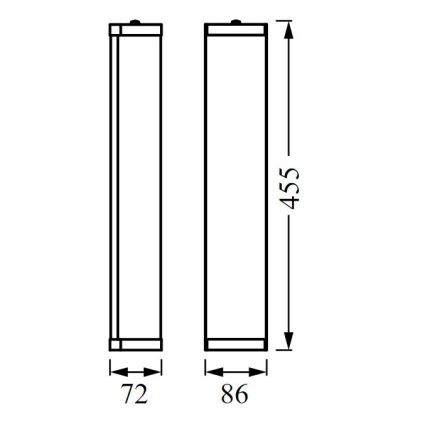 Ledvance - Zidna svjetiljka za kupaonicu BATHROOM CLASSIC 3xE14/12W/230V IP44