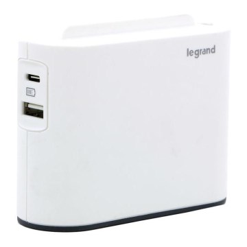 Legrand 049401 - Razdjelna utičnica 2U Tip C + USB-A + USB-C bijela