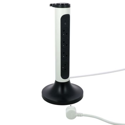 Legrand 049410 - Stup za utičnice 230V/16A, 4x2P+T 2m